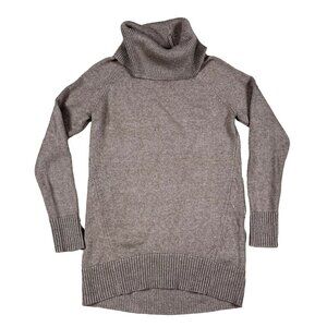 Old Navy Beige Tan Cowl neck Long Turtleneck Sweater Size XS